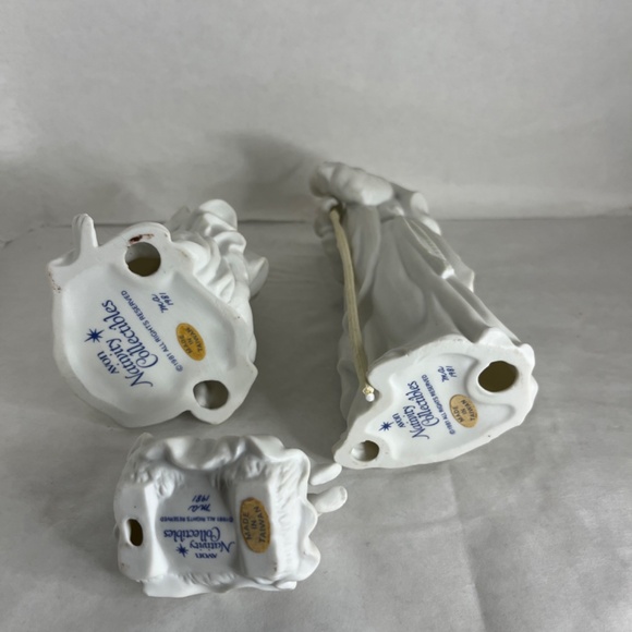 Vintage Avon Nativity Collectibles Porcelain Figurine Set 1980's - Picture 9 of 15